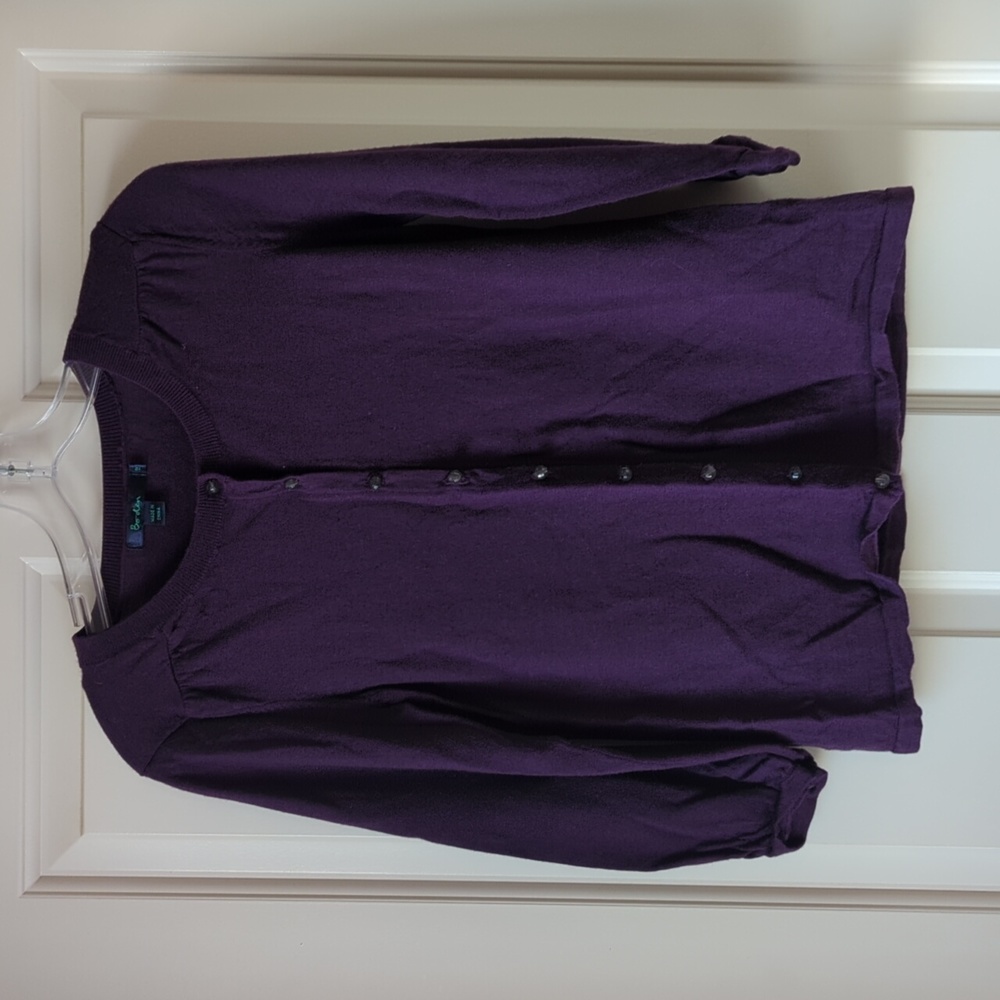 Purple Boden Cardigan U.S. size 8. U.S. size 12 EUC